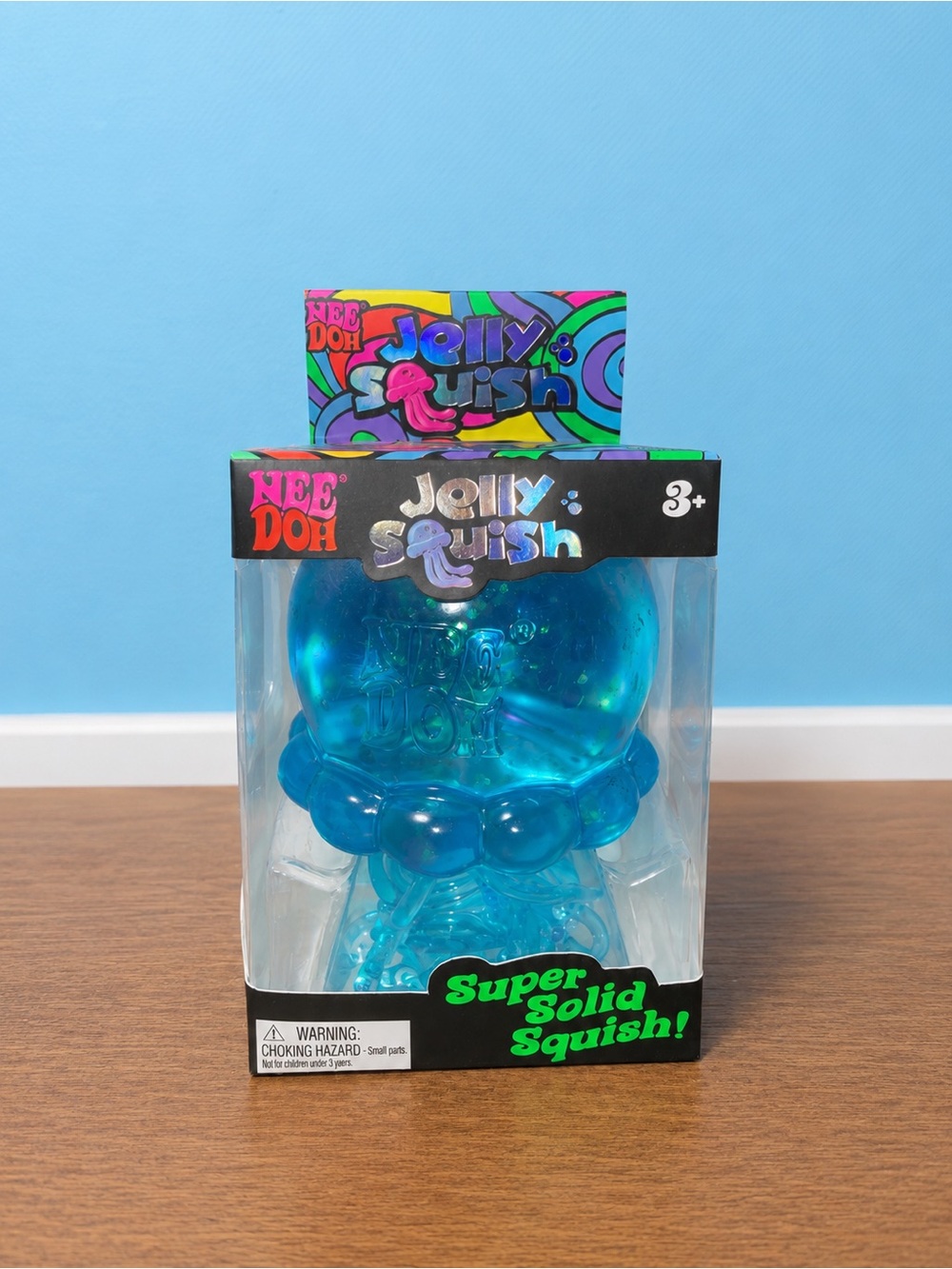 Needoh Jelly Squish Super Solid Squish - Blue